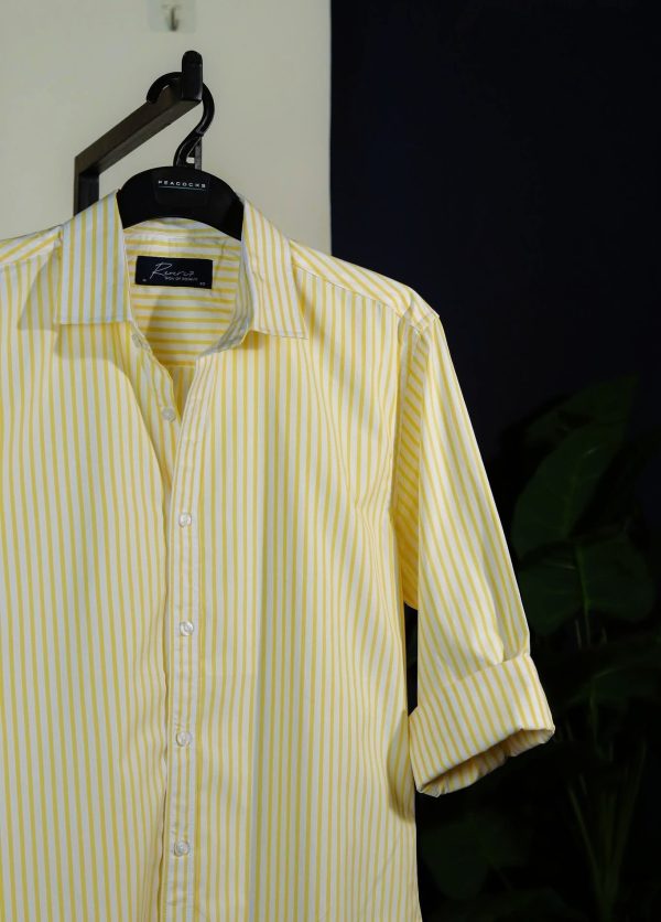 Yellow strip old money check.