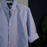 Men's Classic Slim Fit Blue Stripe.
