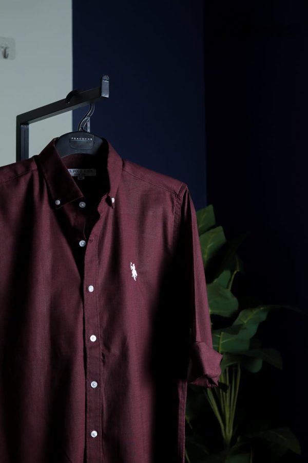 Remi cotton Solid shirt.
