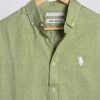 Solid remi cotton full sleeve shirt.